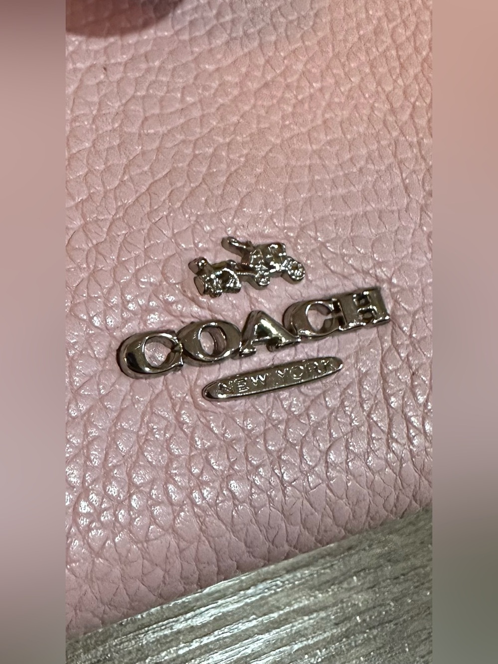 Coach Noa Pop Up Messenger Bag Pebbled Leather Pink Peony - Picture 10 of 15